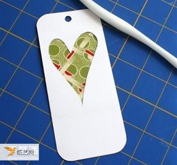 Illustration of how to make a personalized love bookmark specially for your lover