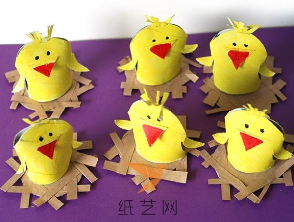 Tutorial for children to turn waste into treasure and make cute chicks by hand