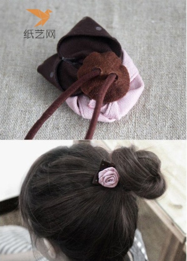 Fabric Tutorial Pretty Fabric Rose Decorative Hair Band DIY Making Tutorial