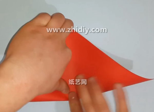 Three-dimensional origami ninja sword hand-making tutorial