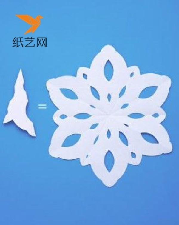 Detailed tutorial on making paper-cut snowflakes from children’s handicrafts