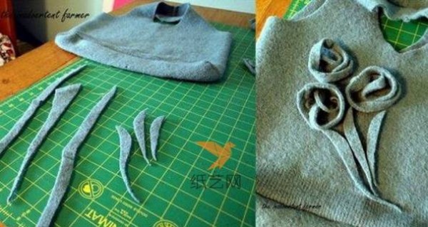 Tutorial on turning waste sweaters into treasures and transforming them into handbags