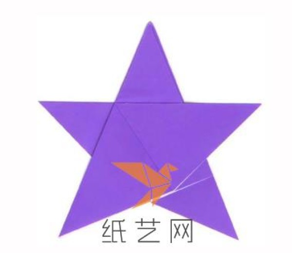 Childrens Day handmade origami five-pointed star making tutorial