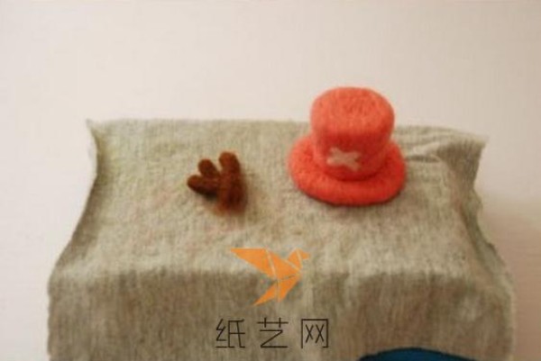 Cute Wool Felt Chopper Hat Cell Phone Chain Making Tutorial