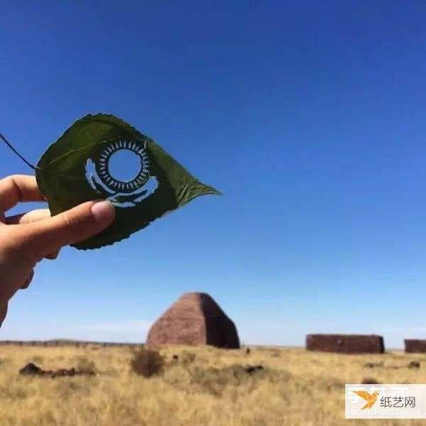 Appreciation of pictures of exquisite handmade leaf cutting scrolls