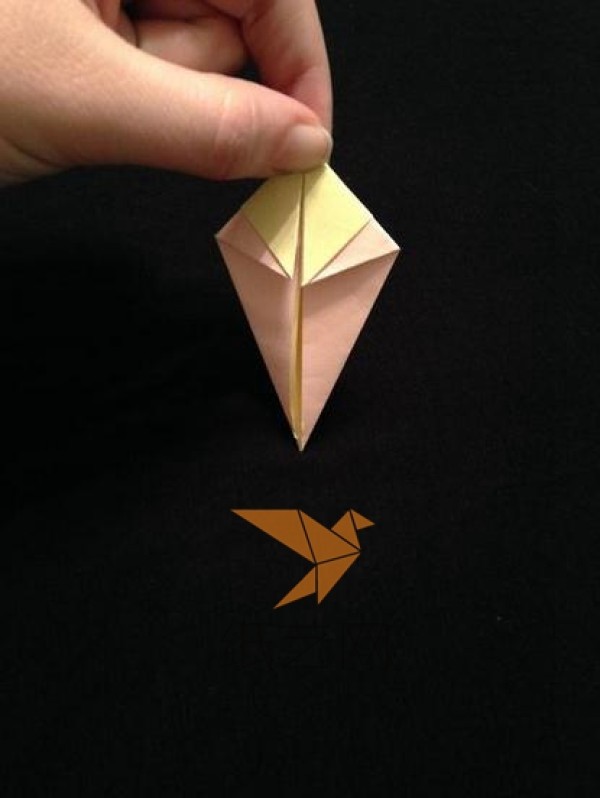 Cute origami bird making tutorial