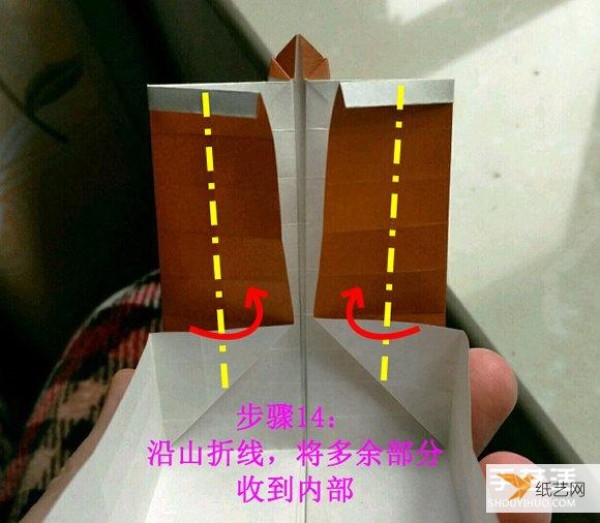 Focus on the illustrated step-by-step tutorial of folding paper treasure boxes purely by hand