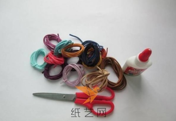 Simple and exquisite hand-woven leather rope bracelet making tutorial