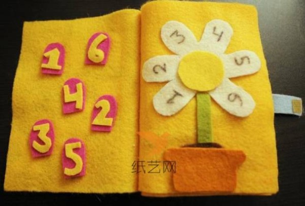 Tutorial on baby educational toy book made of non-woven fabrics