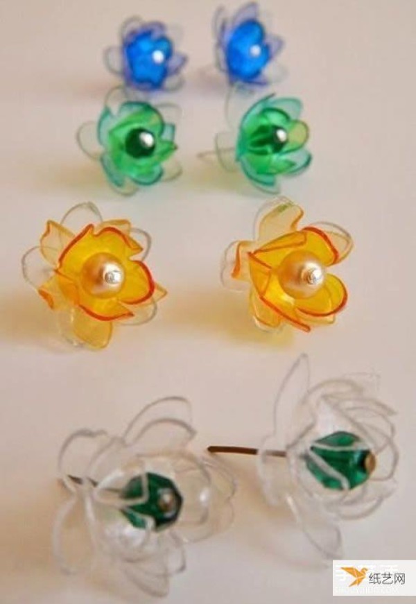 Illustrated steps on how to make various beautiful plastic flowers by hand