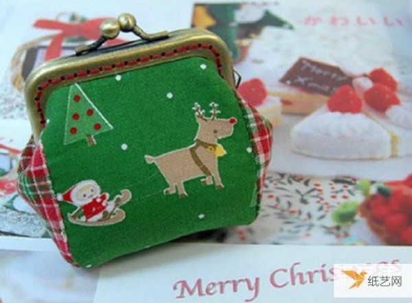 Tutorial on how to make a cute Christmas gold bag when you have nothing to do