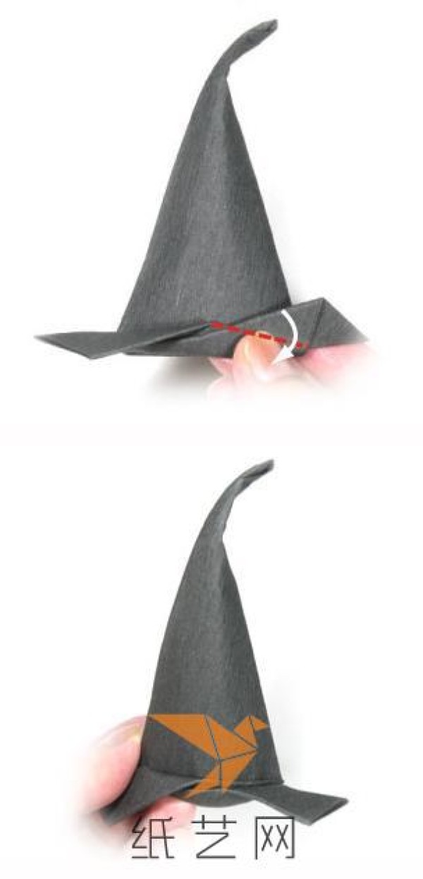 Halloween origami wizard hat simple origami