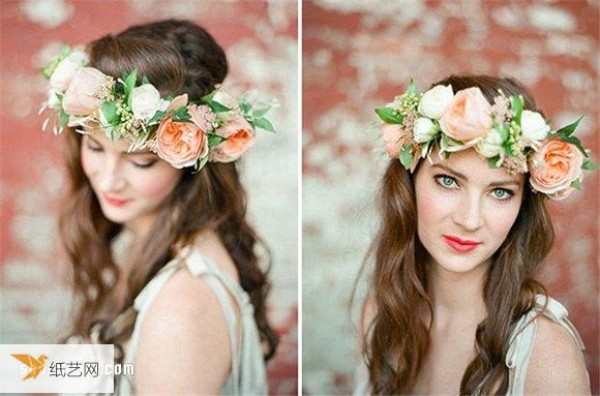 Handmade dreamy flower crown that fulfills your flower fairy dream