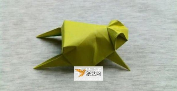 Detailed explanation of the steps of three-dimensional frog origami