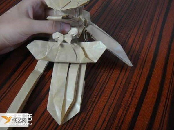 Origami tutorial for Shakugan anime character Shana