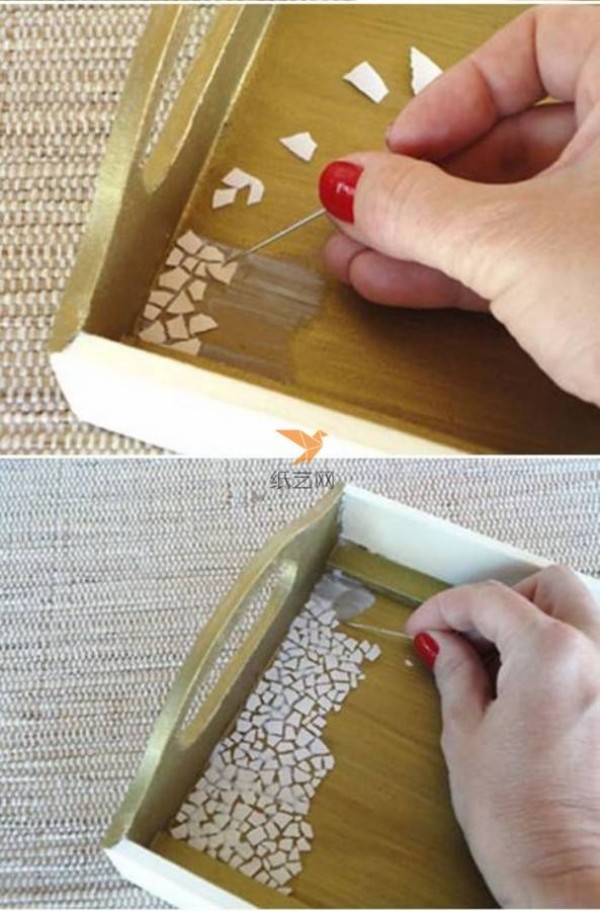 Turn waste into treasure with ice crackle decoration made from egg shells