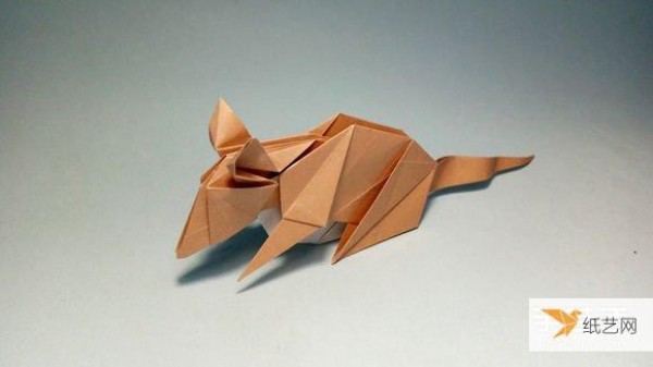 Illustrated tutorial on the folding method of the 12 zodiac three-dimensional mouse