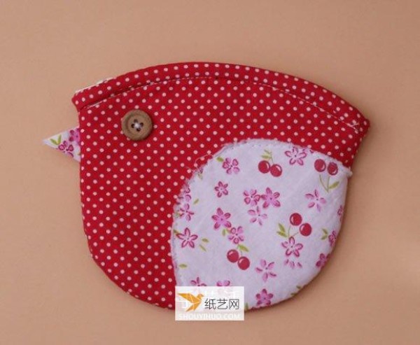 Bird zipper bag fabric handmade tutorial