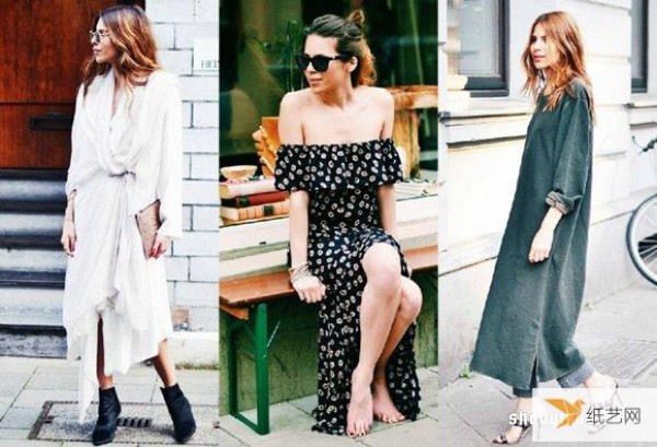 Long dresses with different patterns to bring out the ever-changing summer mood