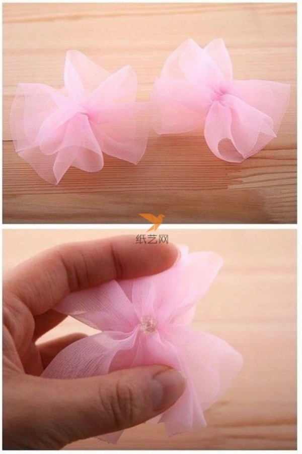 Tutorial on how to make beautiful fabric bow hair accessories