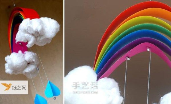 Homemade rainbow wind chime tutorial