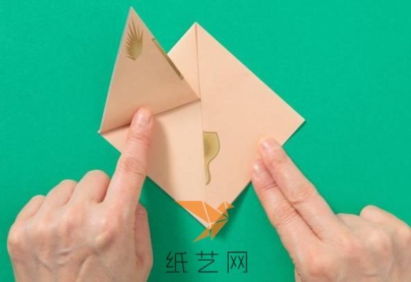 Cute origami bunny finger puppet making tutorial