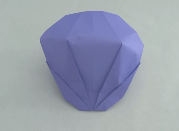 Manual origami shell origami video tutorial