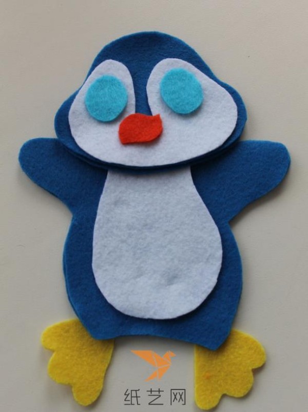 Tutorial on making cute little penguin doll for Christmas gift