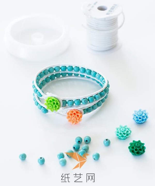 Small and fresh beaded bracelet weaving tutorial