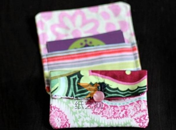 Simple hand-made small fresh card holder tutorial