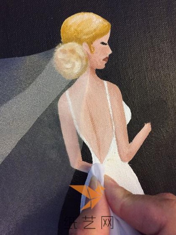 How about giving your own three-dimensional bridal decoration painting to your newlywed friends?