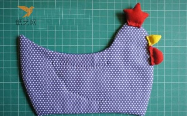 Fabric Tutorial Fabric Pattern Rooster Shape Lucky Bag Making Tutorial