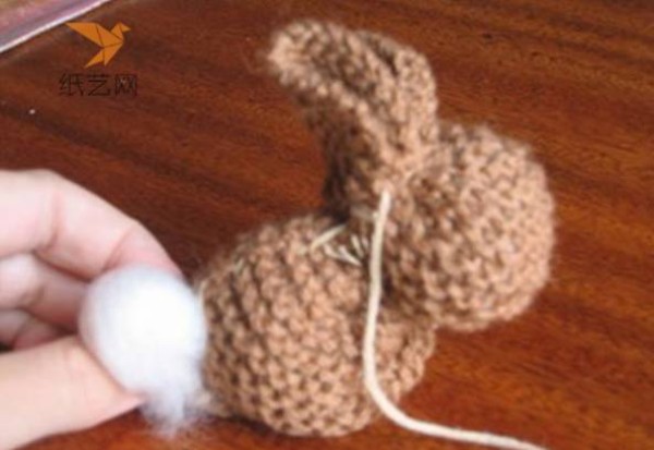 Wool knitting tutorial Tutorial on making a warm velvet bunny knitted with wool