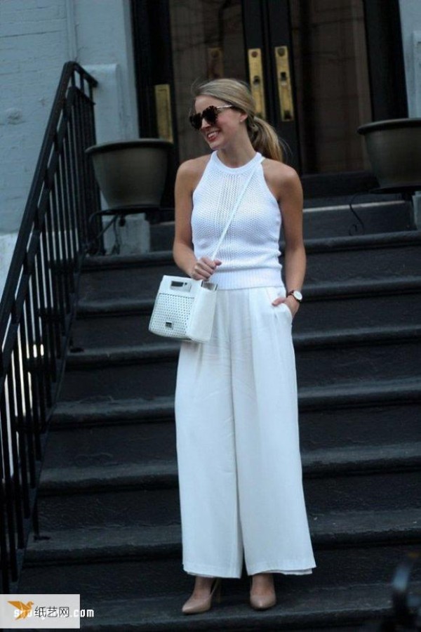 Tips for wearing simple white pants that you must try in summer