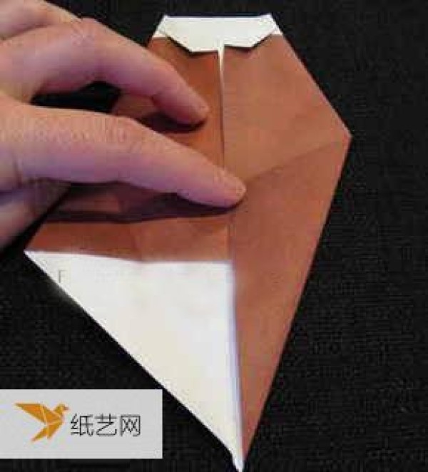 Share a very simple method of folding paper Santa Claus