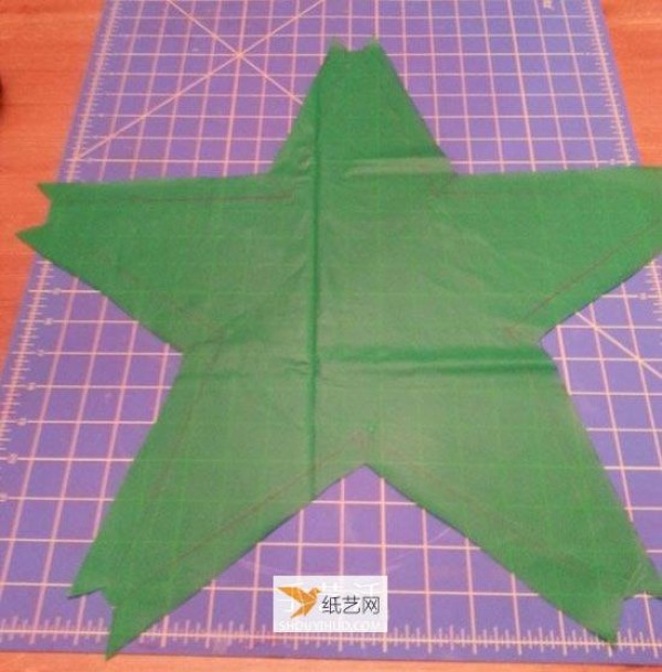 How to make three-dimensional star Christmas lights