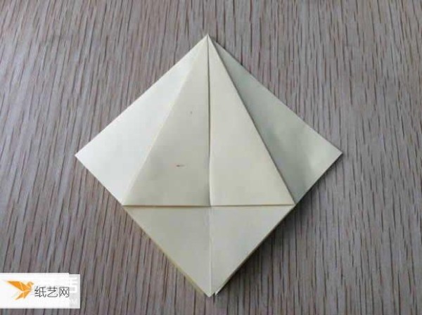 Illustrated tutorial on folding method of beautiful babaihua