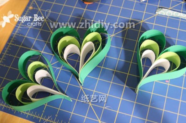 Simple four-leaf clover decoration handmade illustrated tutorial