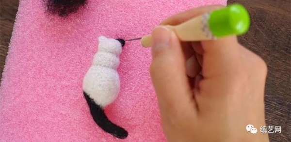 Cute kitten, kitten wool felt illustrations and video tutorials!