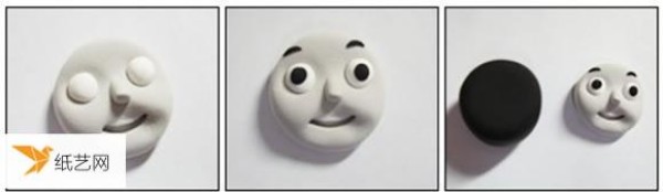 Illustrated tutorial for using clay to hand-make a personalized Thomas the Tank Engine