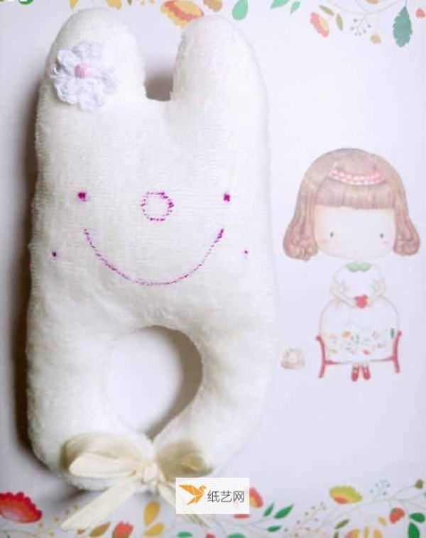 How to make a fabric bunny hand bell