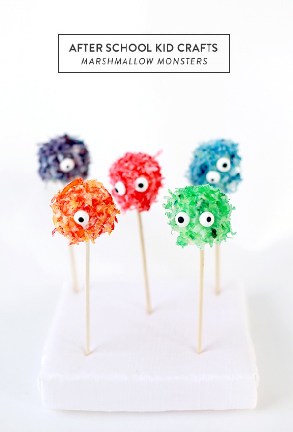 Make your own little monster marshmallows! Tutorial is coming!