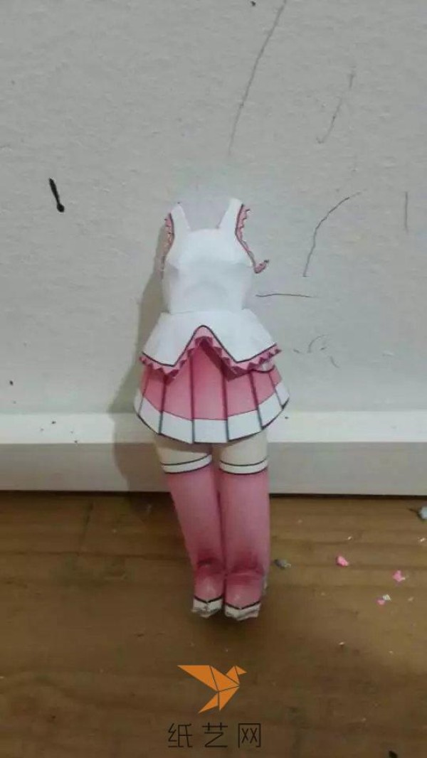 Sakura Hatsune Q version paper model modified version