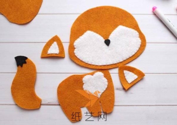 Cute Children’s Day Gift Non-woven Fox Doll Making Tutorial