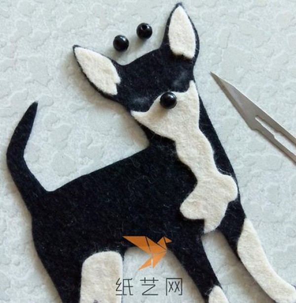 Tutorial on making cute dog refrigerator magnets for New Year’s gift