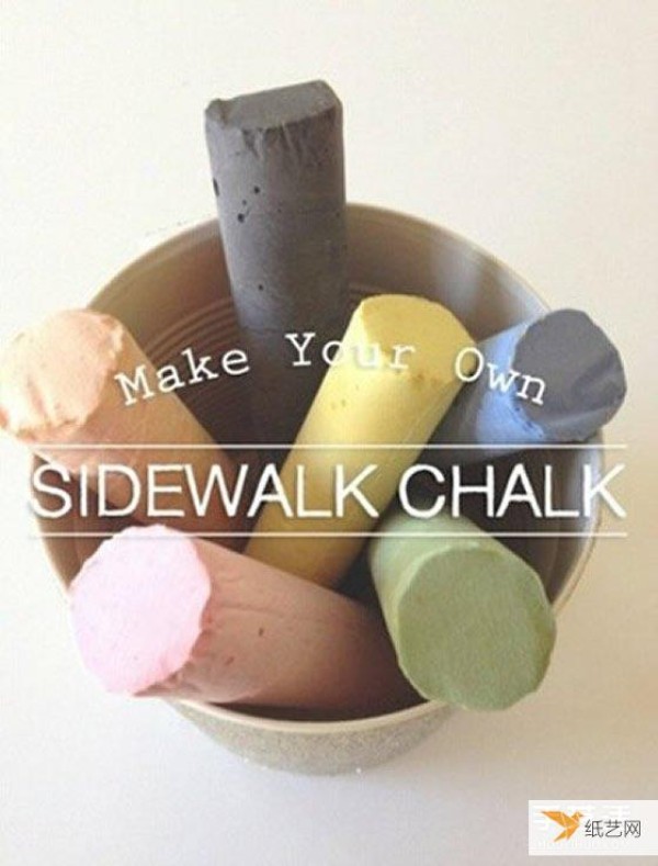 Share a tutorial on how to make chalk yourself