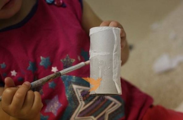 Childrens handicrafts turn waste into treasure by transforming old paper tubes into Halloween mummies