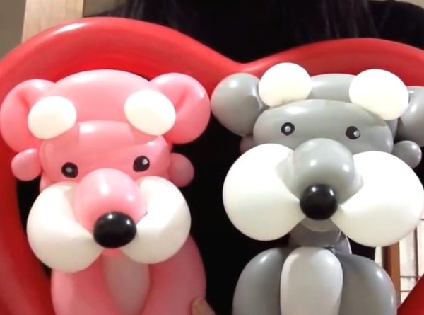 How to make balloon-shaped schnauzer handmade magic balloons