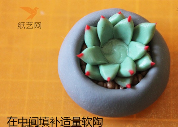 Pottery tutorial soft clay succulents