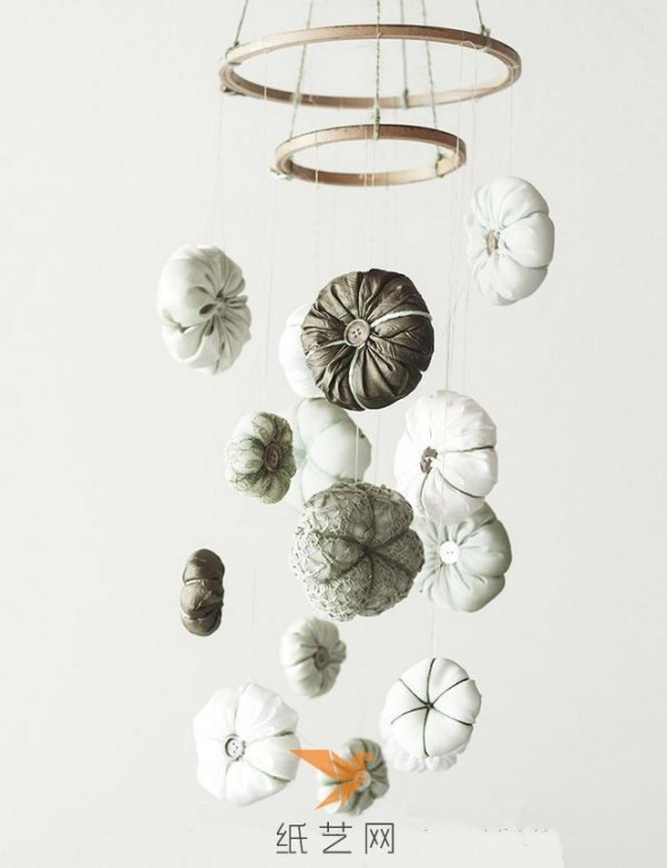 Beautiful pumpkin hanging decoration making tutorial